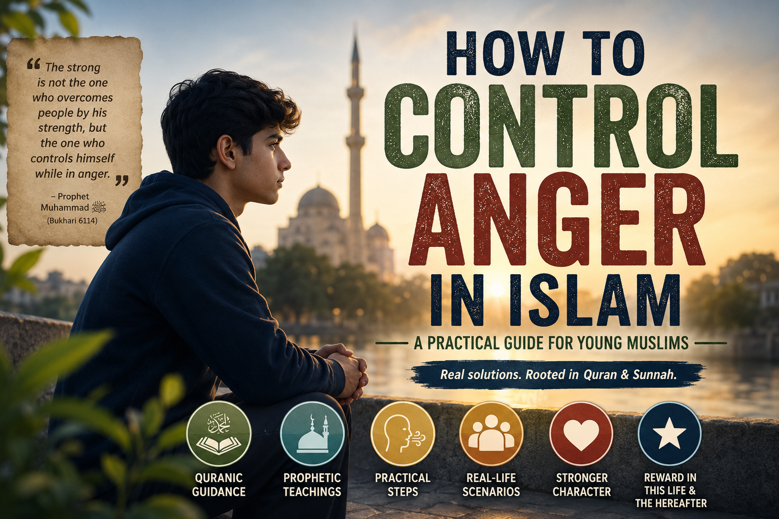 Read more about the article How to Control Anger in Islam: A Practical Guide for Young Muslims